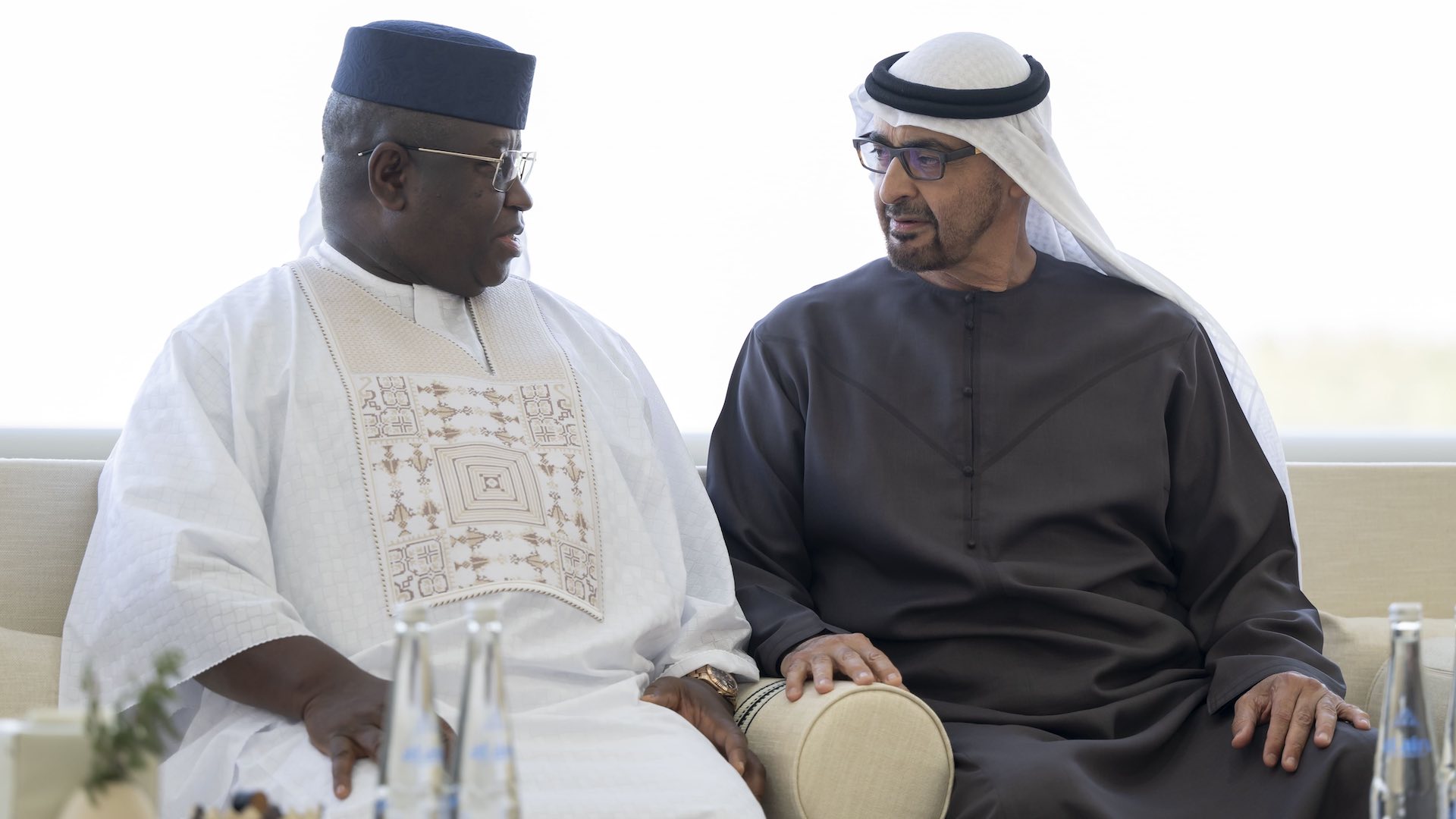 UAE and Sierra Leone presidents meet to boost bilateral relations