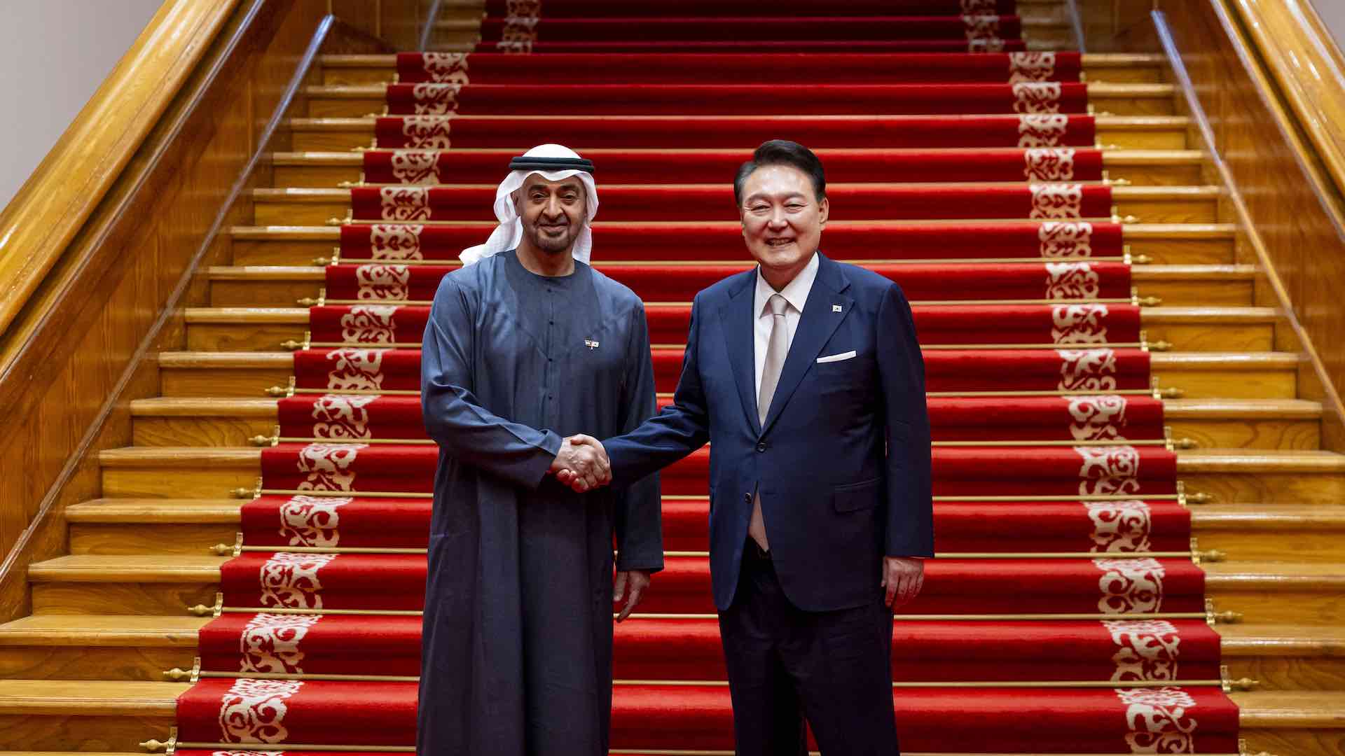 UAE president bolsters relations in Seoul